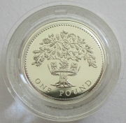 Großbritannien 1 Pound 1987 England Eiche PP