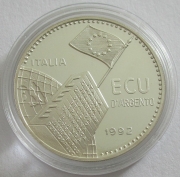 Italien 20 ECU 1992 35 Jahre Römische Verträge