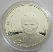 Vatican 10 Euro 2015 Pope John Paul II Silver
