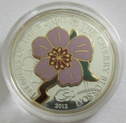 Cook-Inseln 5 Dollars 2012 Flowers Cherry Blossom