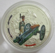 Niue 1 Dollar 2012 200 Years Patriotic War of 1812 Artillery Silver