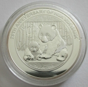 China 10 Yuan 2012 Panda 20 Jahre Hua Xia Bank