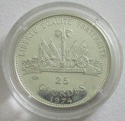 Haiti 25 Gourdes 1974 200 Years US Declaration of...