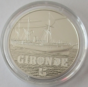 France 10 Euro 2015 Ships Gironde Silver