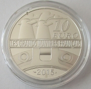 Frankreich 10 Euro 2015 Schiffe Gironde