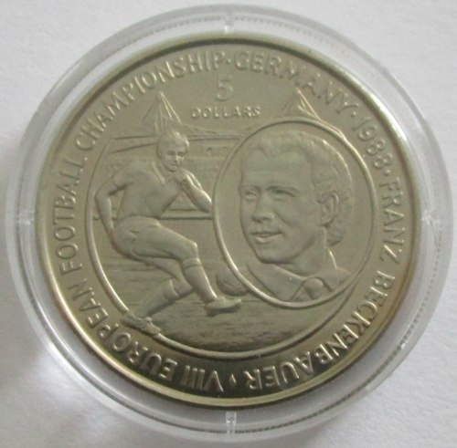 Niue 5 Dollars 1988 Fußball-EM in Deutschland