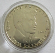 Marshall-Inseln 5 Dollars 1993 Elvis Presley