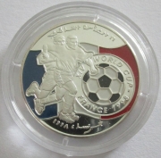 Somalia 10000 Shillings 1998 Football World Cup in France Silver