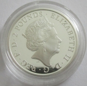 Großbritannien 2 Pounds 2019 Queens Beasts Yale of Beaufort PP