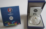 France 10 Euro 2016 Football Euro Header Silver