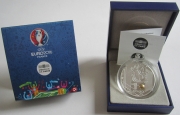 France 10 Euro 2016 Football Euro Header Silver