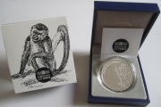 Frankreich 10 Euro 2016 Lunar Affe