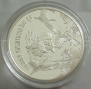 Belarus 20 Roubles 2009 65 Years World War II Silver