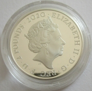 Großbritannien 2 Pounds 2020 James Bond 007: Bond, James Bond 1 Oz Silver Proof