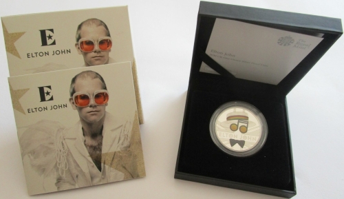 Großbritannien 2 Pounds 2020 Music Legends Elton John PP