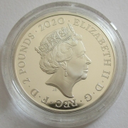 Großbritannien 2 Pounds 2020 Music Legends Elton John PP