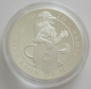 United Kingdom 10 Pounds 2020 Queens Beasts White Lion of...