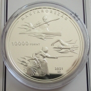 Hungary 10000 Forint 2021 Olympics Tokyo Silver Proof