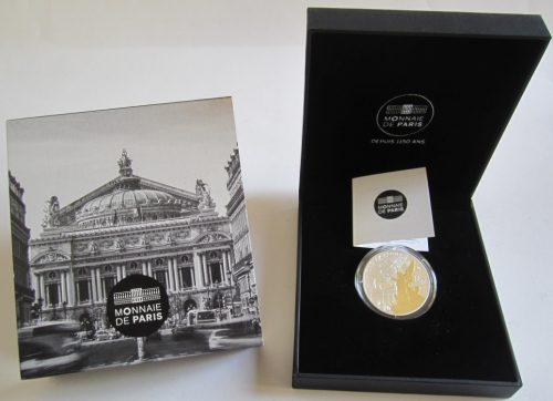 France 10 Euro 2016 Trésors de Paris Opéra Garnier Silver