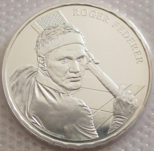 Switzerland 20 Franken 2020 Roger Federer Silver BU