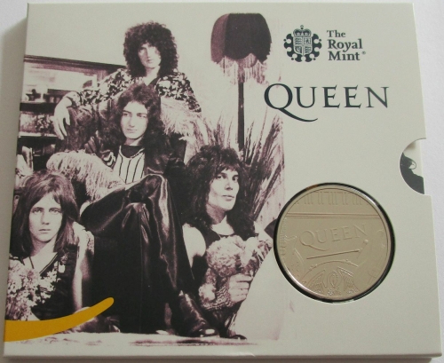 United Kingdom 5 Pounds 2020 Music Legends Queen BU
