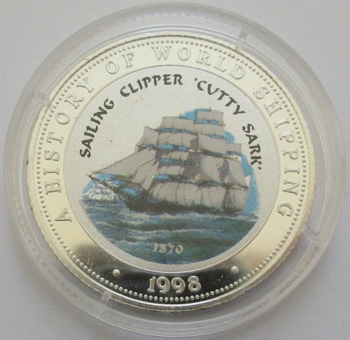 Somalia 250 Shillings 1998 Schiffe Cutty Sark