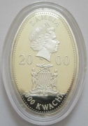 Sambia 4000 Kwacha 2000 Schiffe Dschunke von Marco Polo