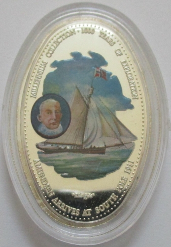 Sambia 4000 Kwacha 2000 Schiffe Forschungsschiff von Roald Amundsen