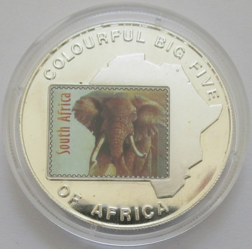 Uganda 1000 Shillings 2001 Big Five Elephant