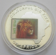 Uganda 1000 Shillings 2001 Big Five Löwe