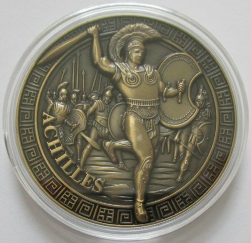 Salomonen 1/2 Dollar 2020 Trojanischer Krieg Achilles