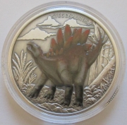 Niue 2 Dollars 2020 Dinosaurs Stegosaurus 1 Oz Silver