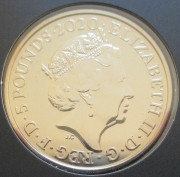 Großbritannien 5 Pounds 2020 James Bond 007: Bond, James Bond BU