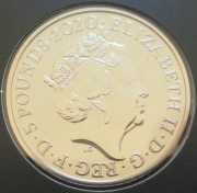 Großbritannien 5 Pounds 2020 James Bond 007: Pay Attention BU