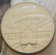 United Kingdom 5 Pounds 2020 Music Legends Elton John BU