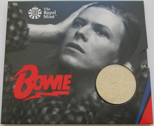 Großbritannien 5 Pounds 2020 Music Legends David Bowie BU