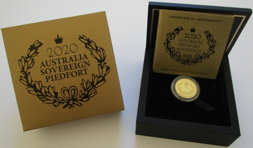 Australien 50 Dollars 2020 Sovereign Piedfort