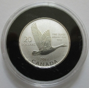 Canada 20 Dollars 2014 Twenty for Twenty Canada Goose 1/4...