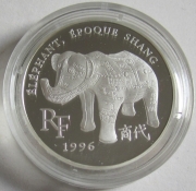 Frankreich 10 Francs 1996 Museumsschätze Bronzeelefant