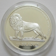 DR Congo 10 Francs 2001 Kofi Annan Silver