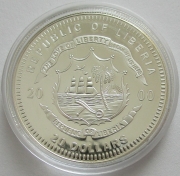 Liberia 20 Dollars 2000 European Capitals Berlin Silver