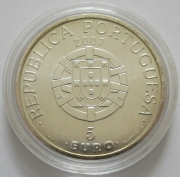 Portugal 5 Euro 2007 UNESCO Laurisilva of Madeira Silver BU