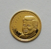 Palau 1 Dollar 2007 John F. Kennedy Gold