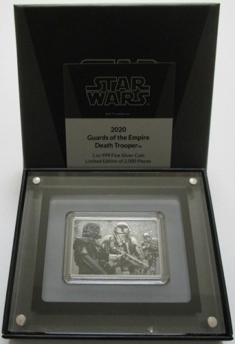 Niue 2 Dollars 2020 Star Wars Guards of the Empire Death Trooper 1 Oz Silver