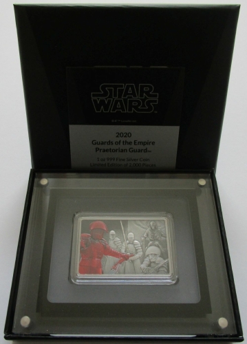 Niue 2 Dollars 2020 Star Wars Guards of the Empire Praetorian Guard 1 Oz Silver