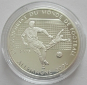 DR Congo 10 Francs 2005 Football World Cup in Germany Silver