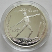 Gibraltar 1 Crown 2003 Olympia Athen Speerwerfen