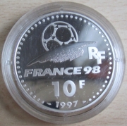 Frankreich 10 Francs 1997 Fußball-WM Argentinien