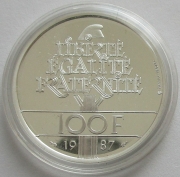 Frankreich 100 Francs 1987 La Fayette PP (lose)