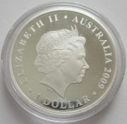 Australia 1 Dollar 2009 Football World Cup in South Africa 1 Oz Silver